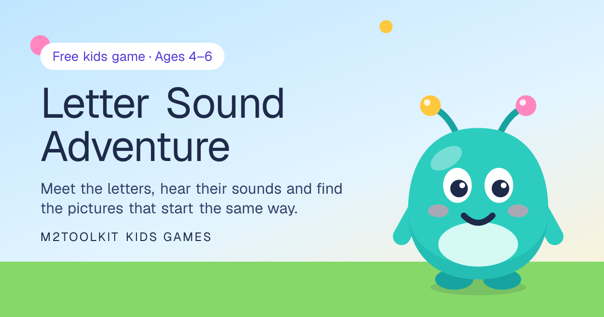 Letter Sound Game for Kids: Free Phonics Practice | M2Toolkit